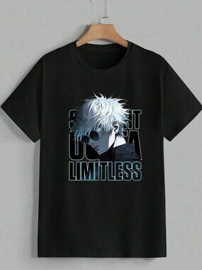 Jujutsu Kaisen Gojo Satoru Anime Graphic Tee Unisex NWT Streetwear